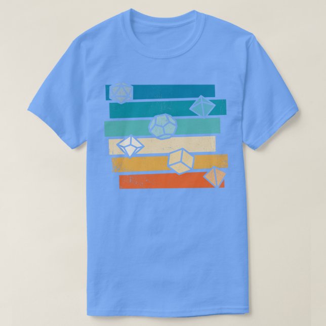 RPG kör rolluppspelningsenhet D20-Vintage T Shirt (Design framsida)
