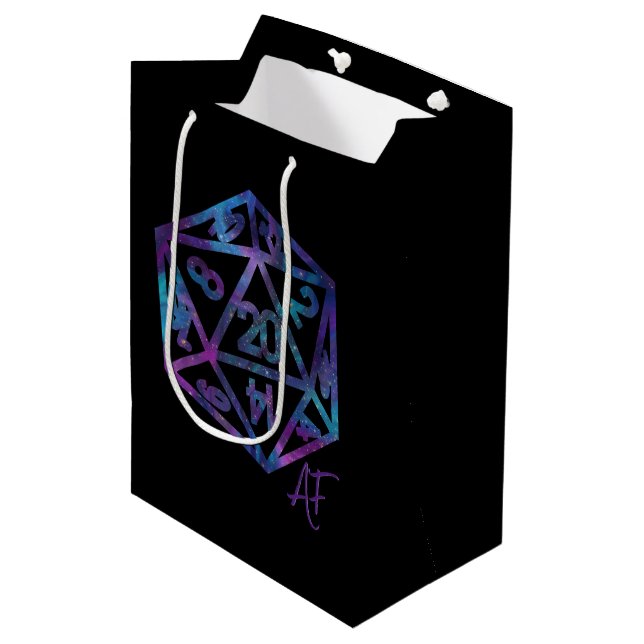 RPG Krit AF | Nebula Fantasy Brädspels Dice (Framsidan Vinklad)