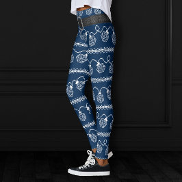 RPG Ljus Blue | Fantasy Tabletop Gamer Dice Leggings