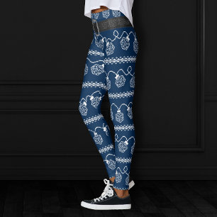 RPG Ljus Blue   Fantasy Tabletop Gamer Dice Leggings