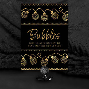 RPG Ljus   Guld Fantasy Tabletop Gamer Anpassnings Bordsnummer