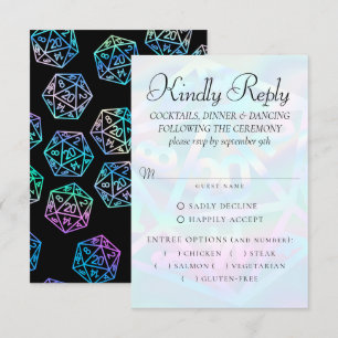 RPG Ljus   Holo Fantasy Tabletop Gamer Entree OSA Kort