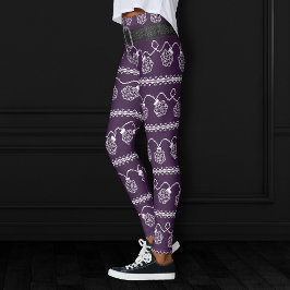 RPG Ljus Lila | Fantasy Tabletop Gamer Dice Leggings