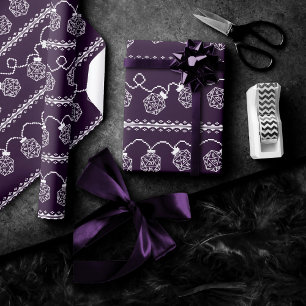 RPG Ljus Lila   Fantasy Tabletop Gamer Dice Presentpapper