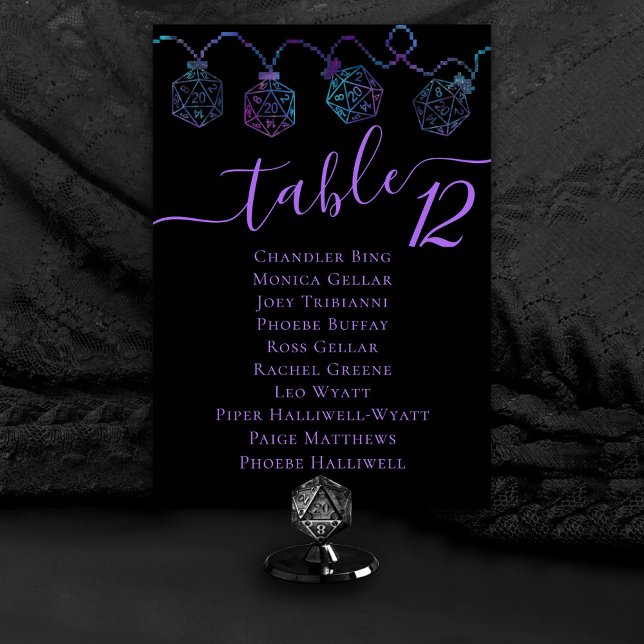 RPG Ljus | Nebula Fantasy Tabletop Guest Namn Bordsnummer (Skapare uppladdad)