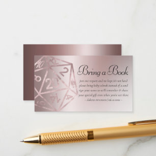 RPG Luxe   Mauve Fantasy Tabletop Gamer Dice Bok Tilläggskort