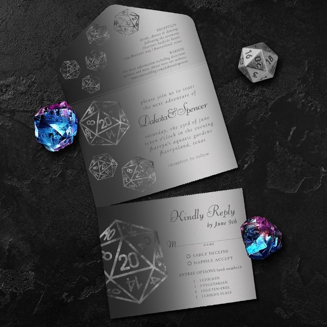 RPG Luxe | Onyx Fantasy Tabletop Gamer Dice Entree (Skapare uppladdad)