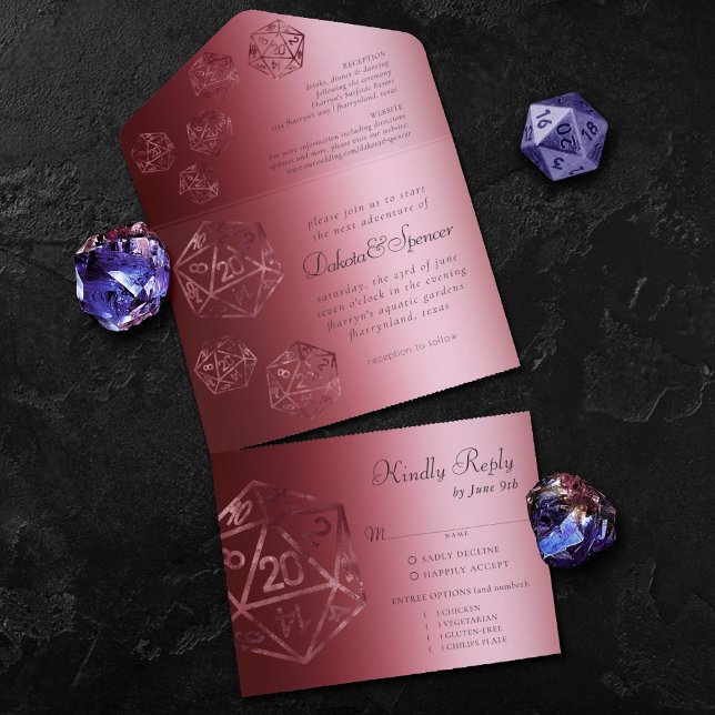 RPG Luxe | Red Sheen Fantasy Tabletop Gamer Entree (Skapare uppladdad)