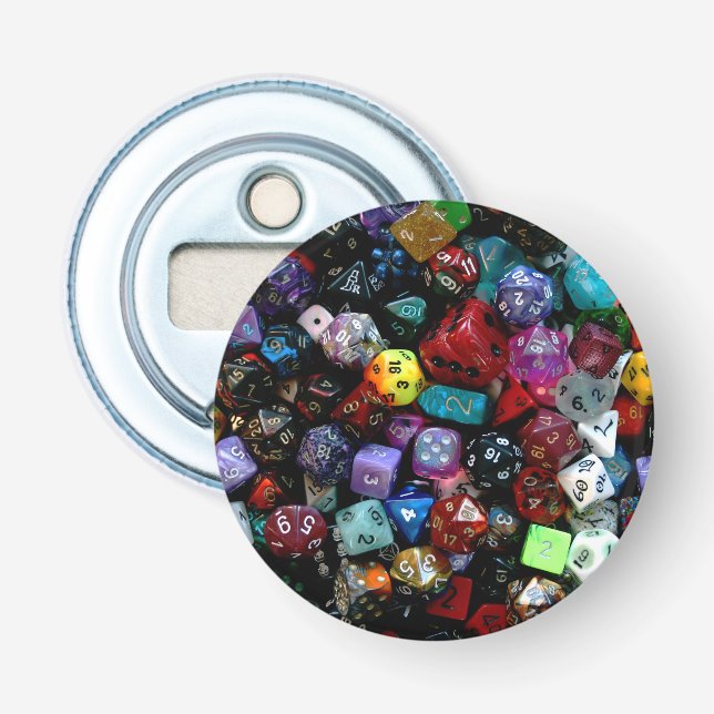 RPG Mång--sid tärning Flasköppnare (Framsidan)