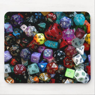 RPG Mång--sid tärning Musmatta