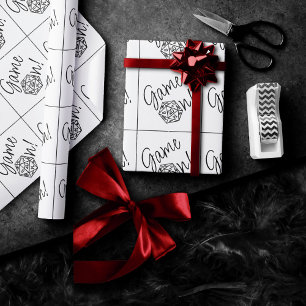 RPG-spel på   Fantasy Tabletop Retro Gamer Dice Presentpapper