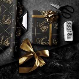 RPG-spel på | Guld Fantasy Tabletop Retro Gamer Presentpapper