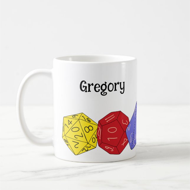 RPG-spel, styrelse, Fantasy Games Personlig Kaffemugg (Vänster)