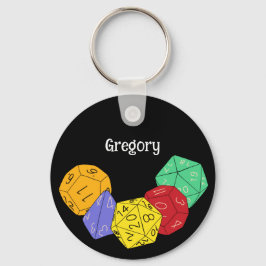 RPG-spel, styrelse, Fantasy Games Personlig Nyckelring