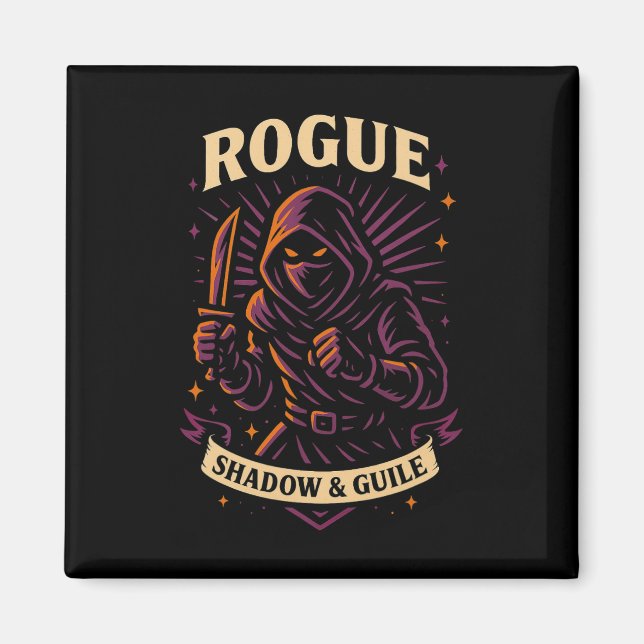 Rpg Spelare Oroginal D20 Tärningar Nörd Geek Män K Magnet (Framsidan)