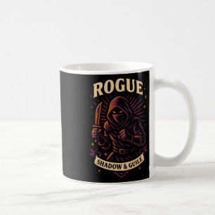 Rpg Spelare Rogue D20 Tärning Nörd Geek Män Kvinno Kaffemugg