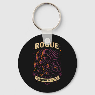 Rpg Spelare Rogue D20 Tärning Nörd Geek Män Kvinno Nyckelring