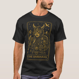 Rpg Spelare Rrian D20 Tärning Nördigt nörd Katt Mä T Shirt