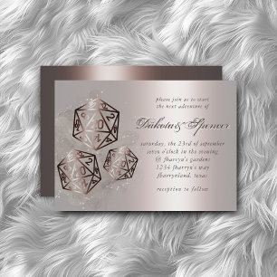 RPG Stänk   Copper Sheen Fantasy Tabletop Gamer Inbjudningar