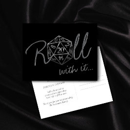 RPG Tärningar | Fantasy Bordsspelare Datumändring Vykort