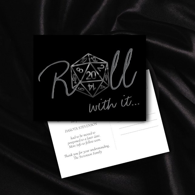 RPG Tärningar | Förändring av datum för Fantasy-bo Vykort (Skapare uppladdad)