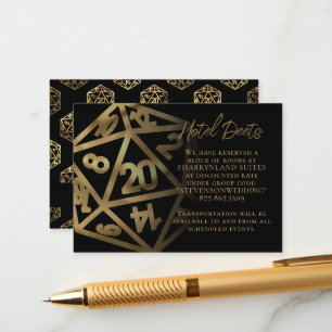 RPG Tärningar   Gold Fantasy Bordsskiva Spelare De Tilläggskort