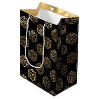 RPG Tärningar | Guld Fantasy Retro Brädspel PnP Sp