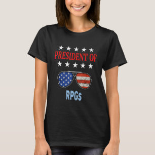 RPG-tillbehör, USA flagga RPGS-spel T Shirt