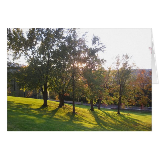 RPI-backen i eftermiddagen tänder Hälsningskort (Framsidan Horizontal)