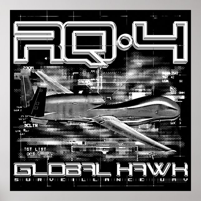 RQ-4 Global Hawk Poster (Framsidan)