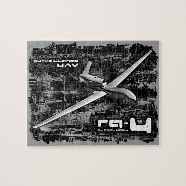 RQ-4 Global Hawk Pussel (Horisontell)