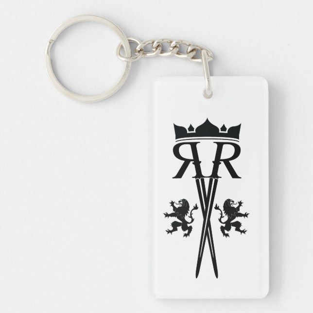 Rr-logotyp Keychain Nyckelring (Framsidan)