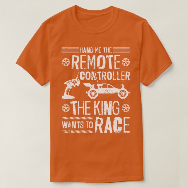 Rracing RC för fjärrstyrning T Shirt (Design framsida)