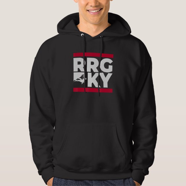 RRG Red River Gorge Kentucky Hip hop Souvenir Desi Hoodie (Framsida)