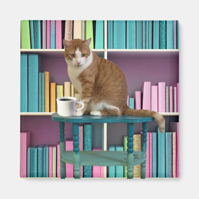 RRHFH-kaffekatt Magnet (Framsidan)