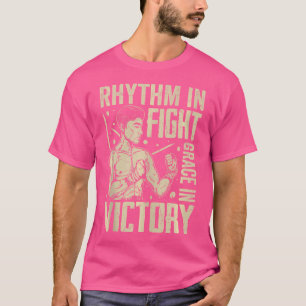 Rrytm i kampen mot nåd i seger Muay Thai T Shirt