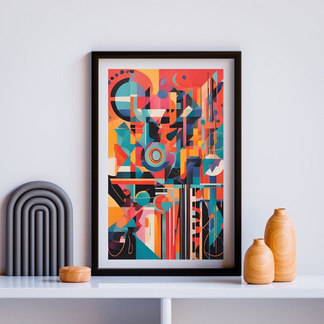 Rrytm i Rörelse: Geometrisk symfoni Poster (Skapare uppladdad)