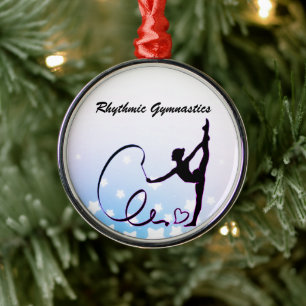 Rrytmisk gymnastika Ribbon Stars Julgransprydnad Metall