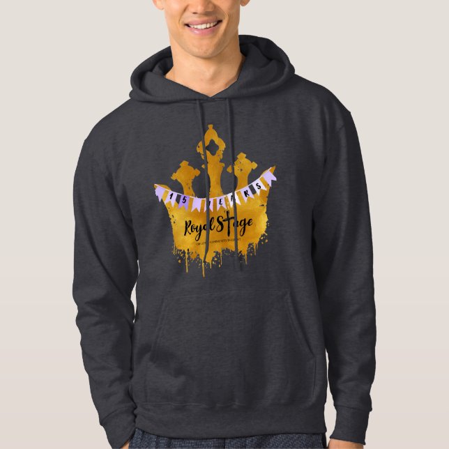 RS 15-årsjubileumströja MED Showerhistoria Hoodie (Framsida)