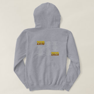 RS 15-årsjubileumströja MED Showhistoria Hoodie