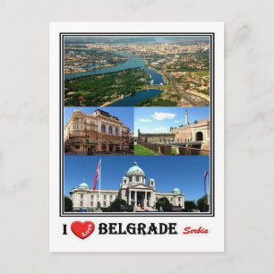 RS Serbien - Belgrad - Vykort