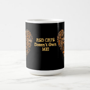 RSD/CRPS äger inte mig hjärtamuggen Kaffemugg