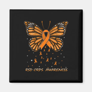 RSD CRPS Awareness Butterfly Magnet