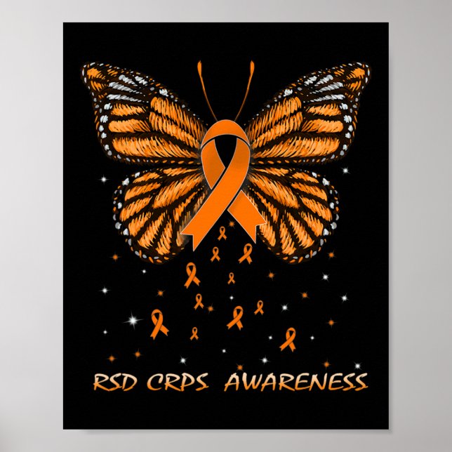 RSD CRPS Awareness Butterfly Poster (Framsidan)