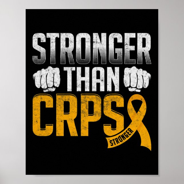 RSD Crps Awareness Complex Regional Pain Syndrome Poster (Framsidan)