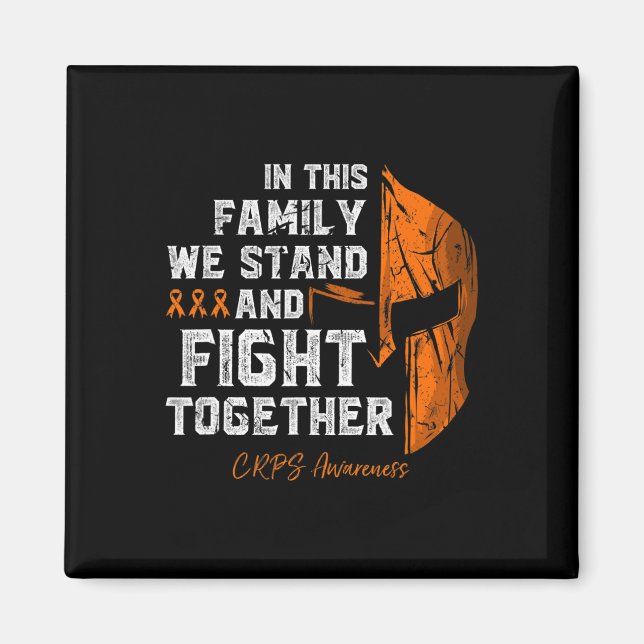 RSD-crps Awareness Family Support Spartan Warrior Magnet (Framsidan)