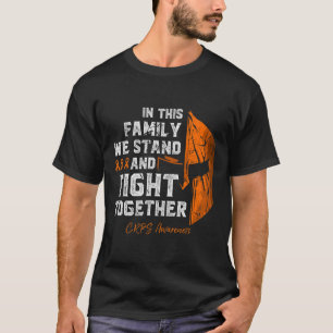 RSD-crps Awareness Family Support Spartan Warrior T Shirt