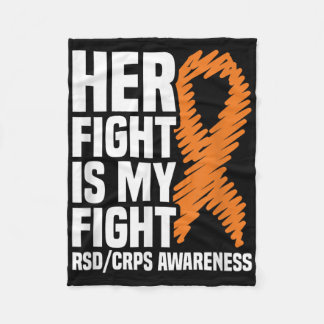 Rsd_crps Awareness Gift-samling hennes kamp Mitt F Fleecefilt