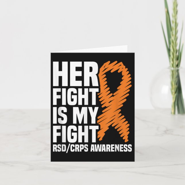 Rsd_crps Awareness Gift-samling hennes kamp Mitt F Kort (Framsida)