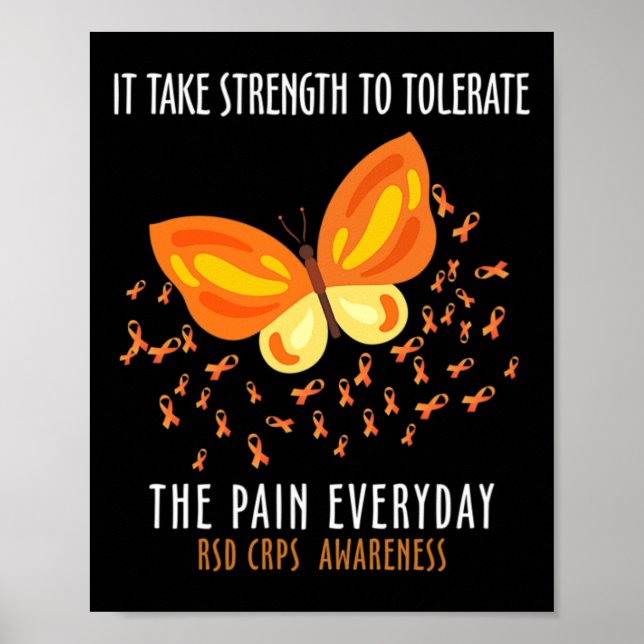 RSD CRPS Awareness Month Costume Butterfly Warrior Poster (Framsidan)